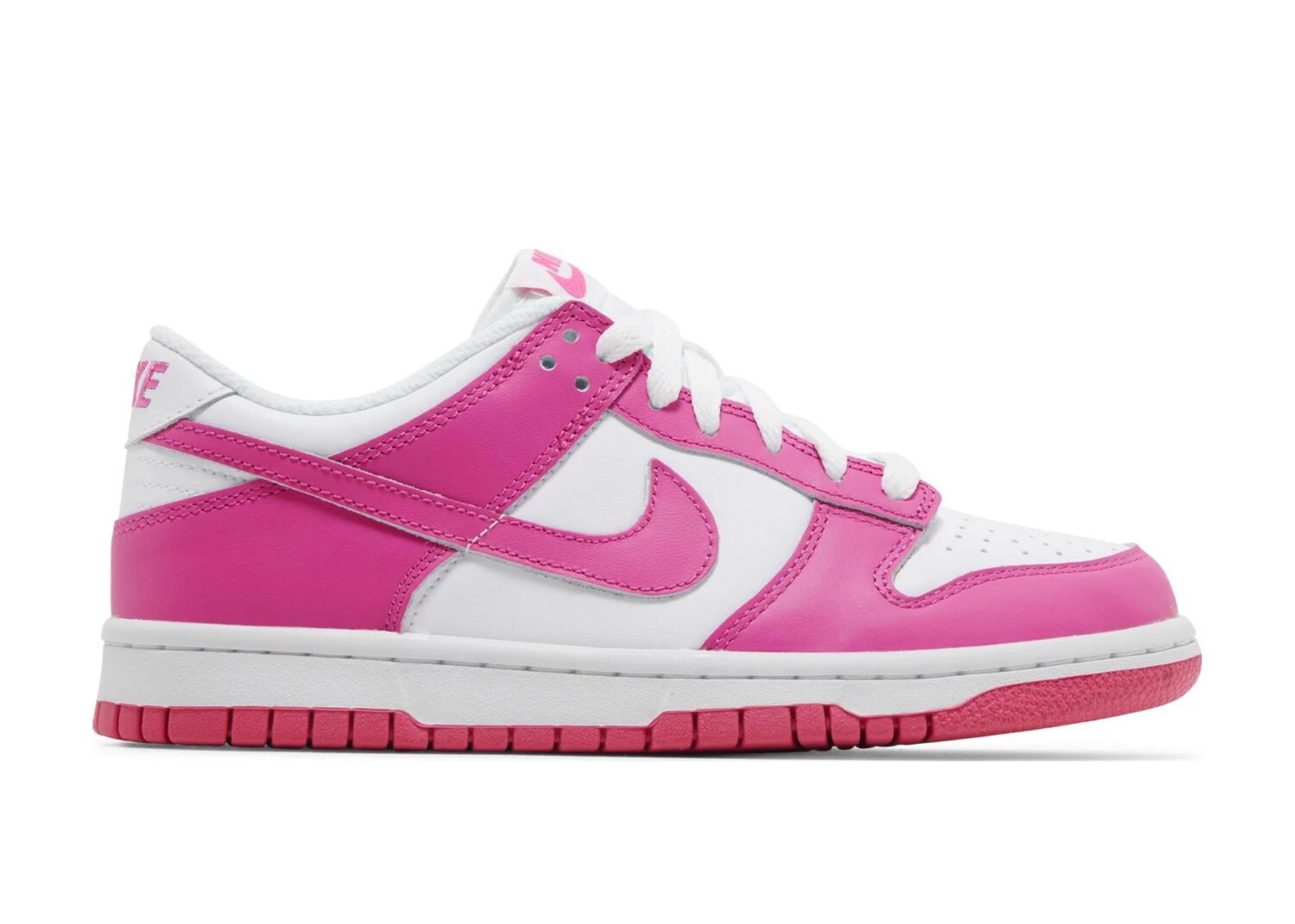 nike dunk low laser fuchsia (gs)