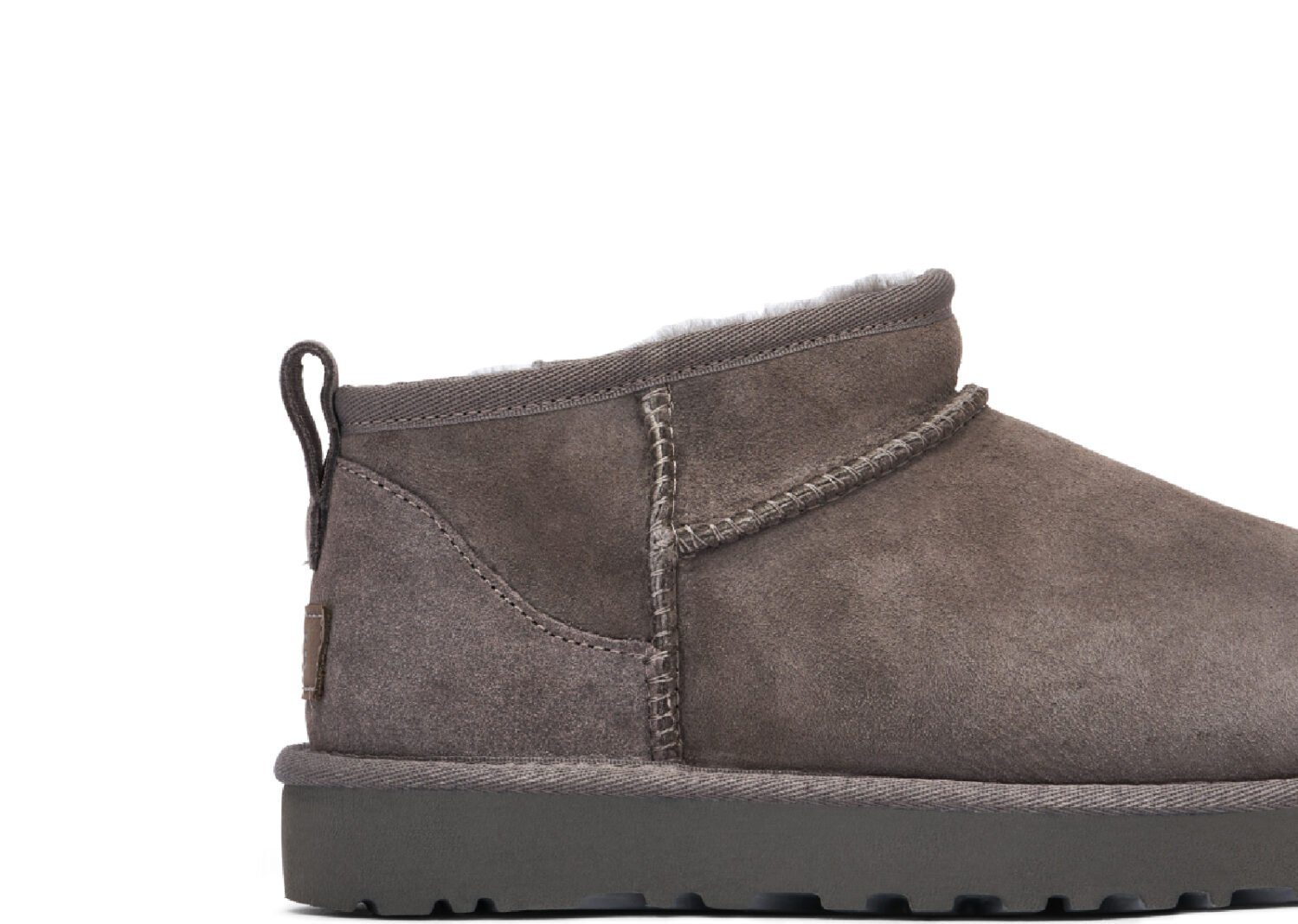 ugg classic ultra mini boot grey (w)