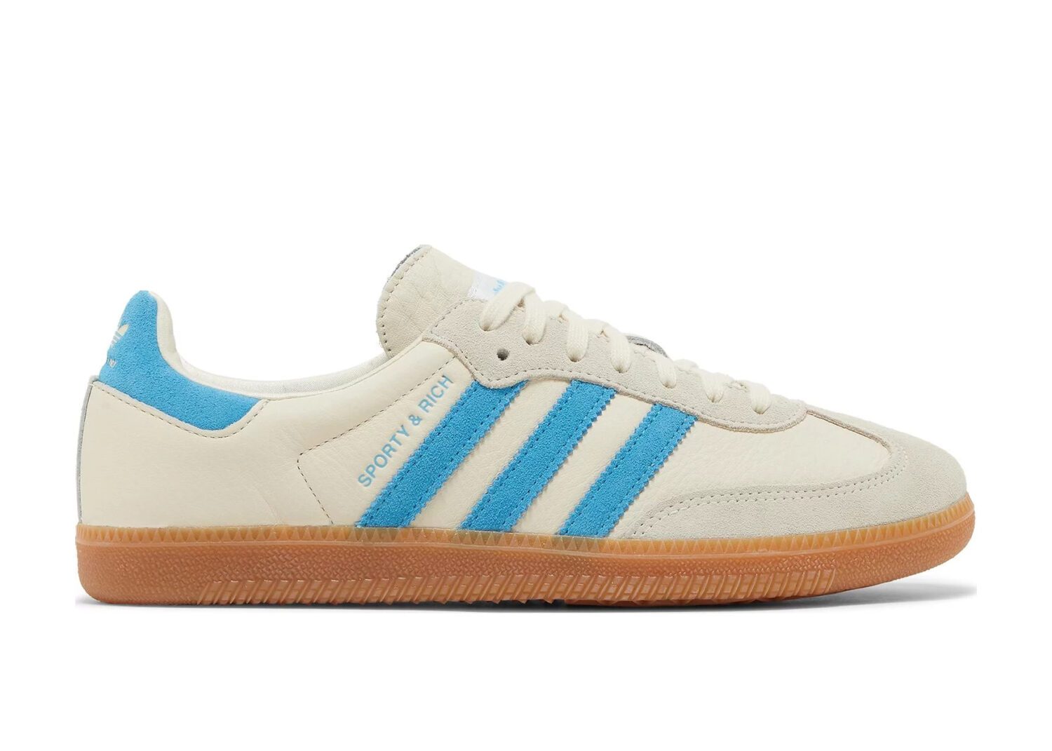 adidas samba og sporty rich cream blue