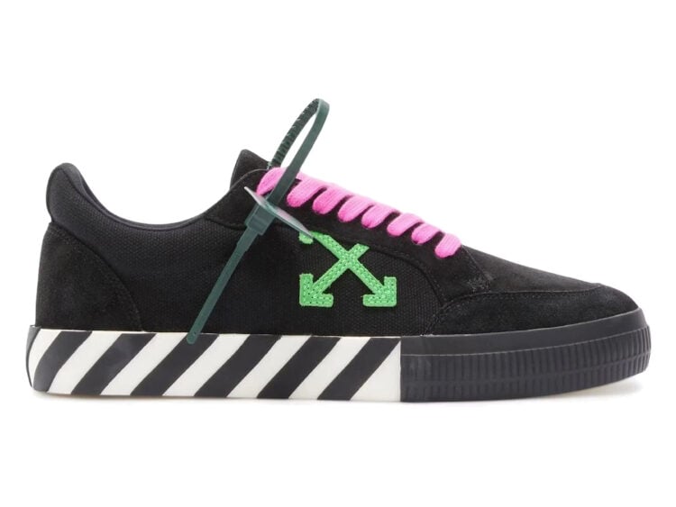 off white vulc low black green