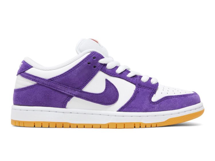 nike sb dunk low pro iso orange label court purple