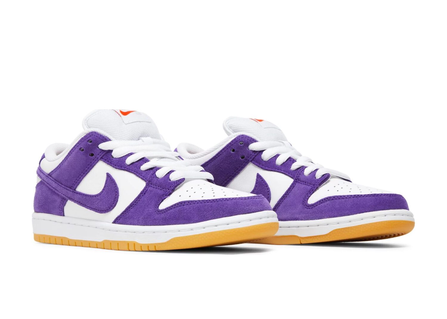 nike sb dunk low pro iso orange label court purple5