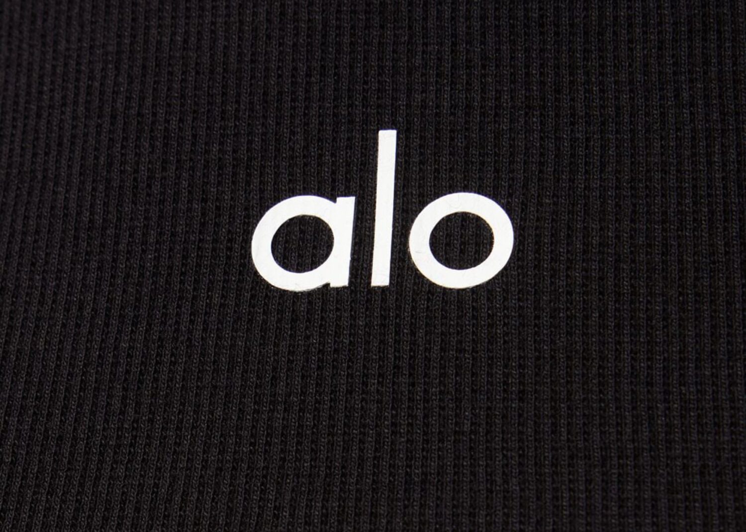 alo yoga aspire tank black white