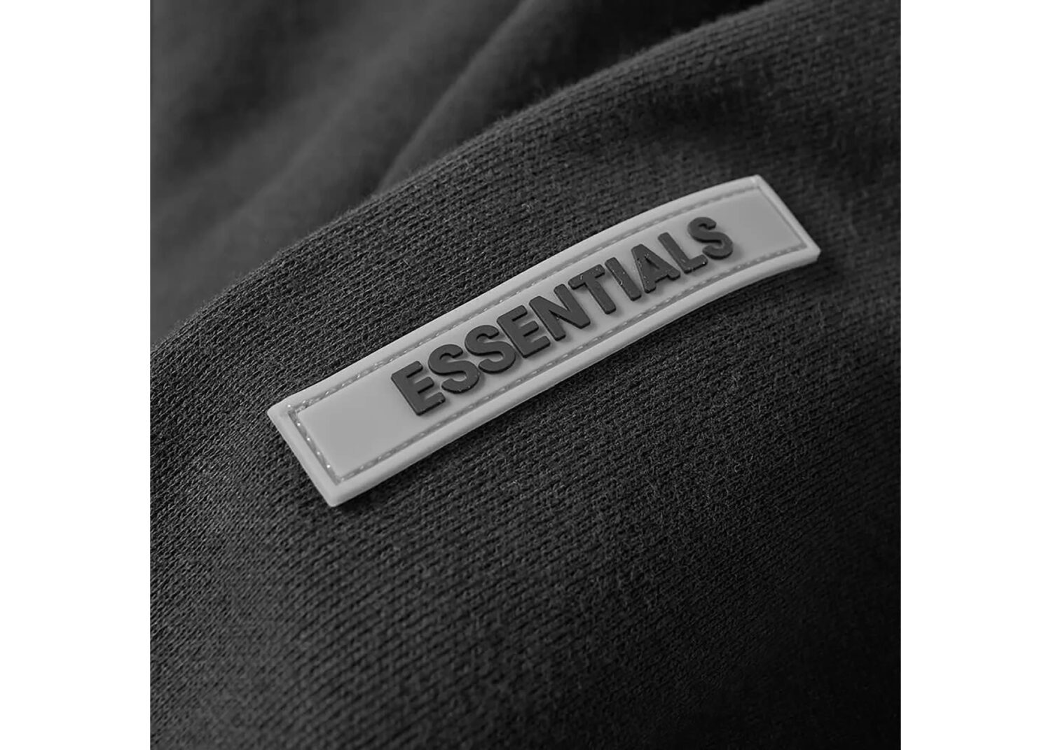 fear of god essentials hoodie black 2