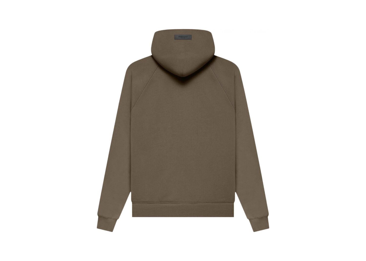 fear of god essentials hoodie wood 2