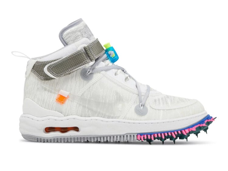 nike air force 1 mid off white white