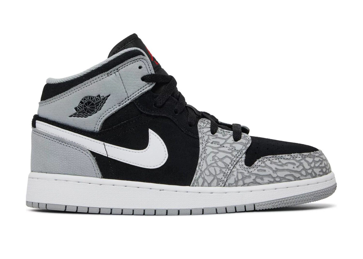 nike air jordan 1 mid elephant print (gs)