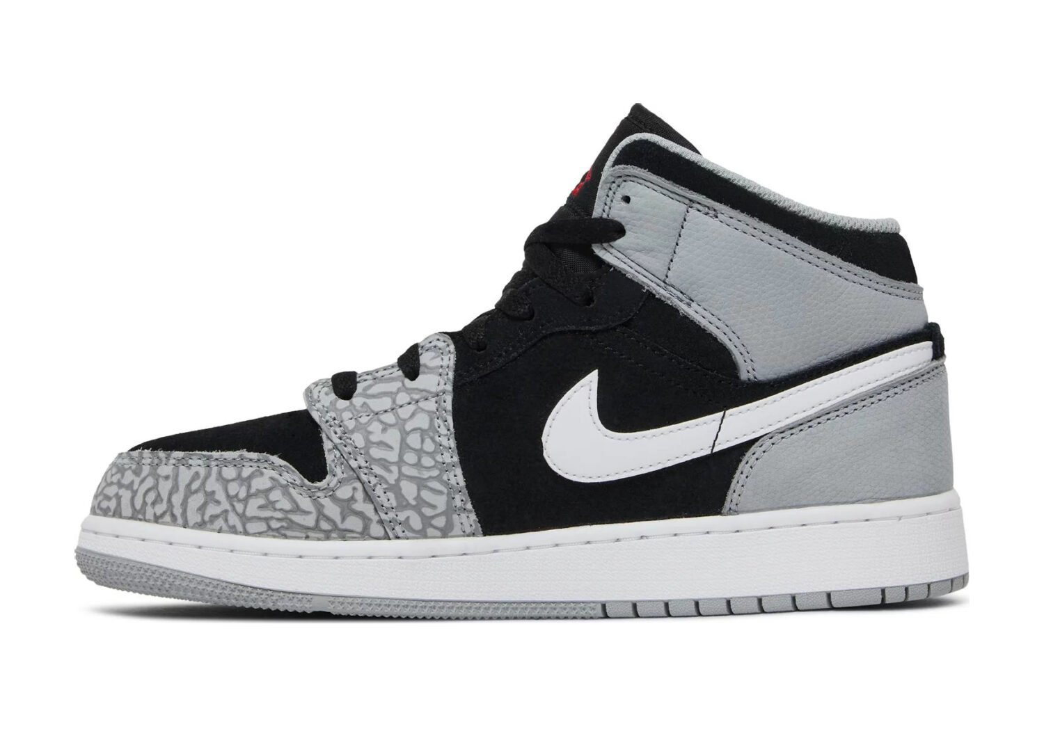 nike air jordan 1 mid elephant print (gs)2
