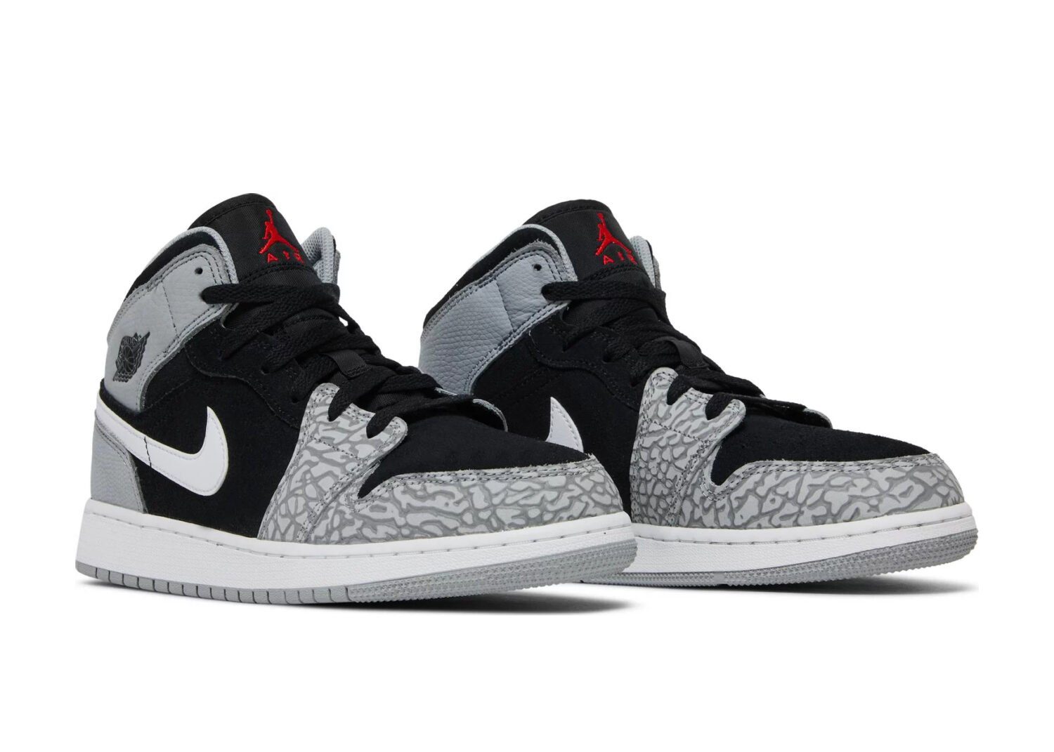 nike air jordan 1 mid elephant print (gs)5