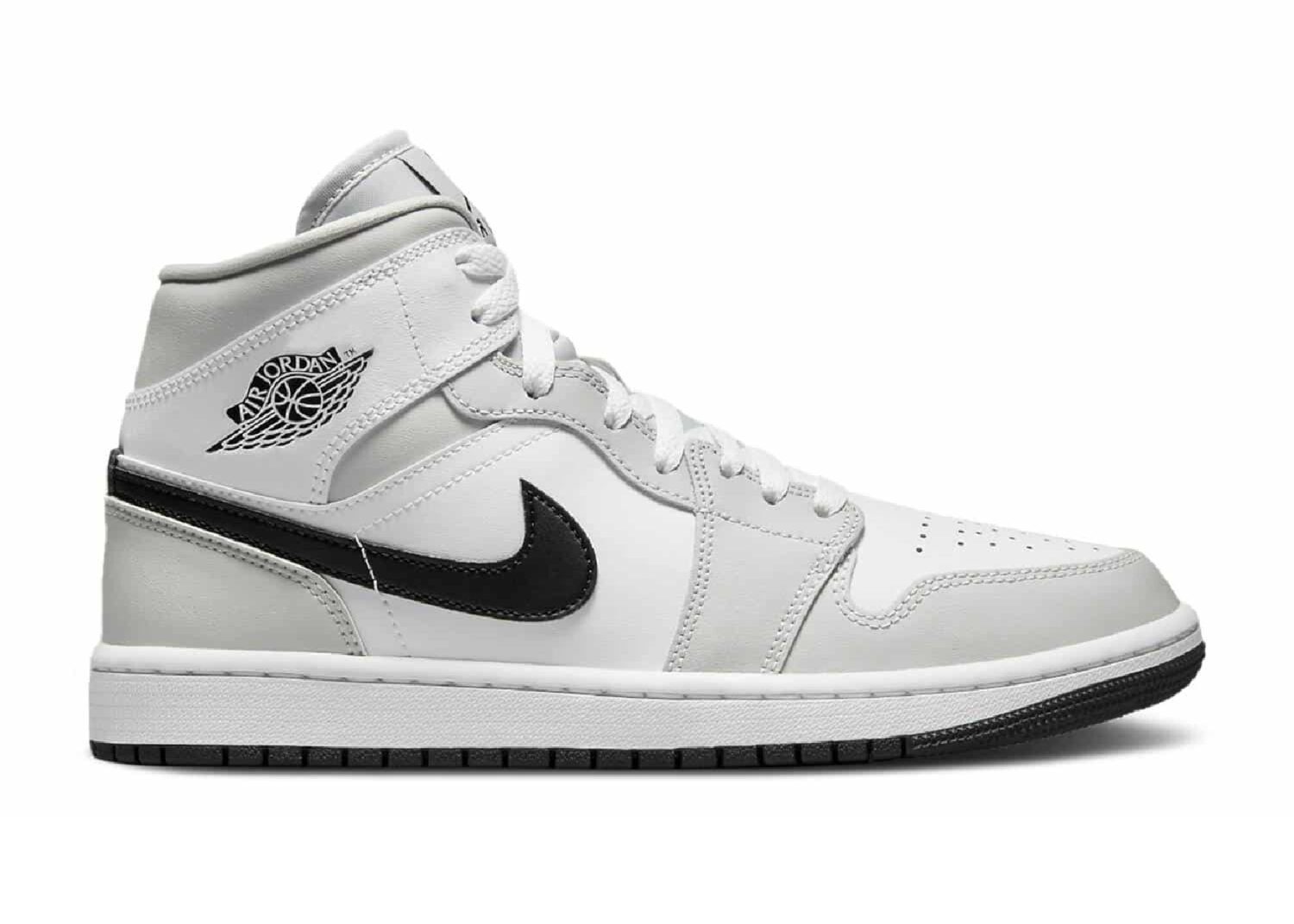 nike air jordan 1 mid light smoke grey (w)