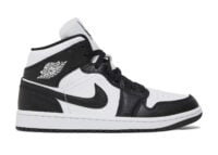 nike air jordan 1 mid split black white (w)