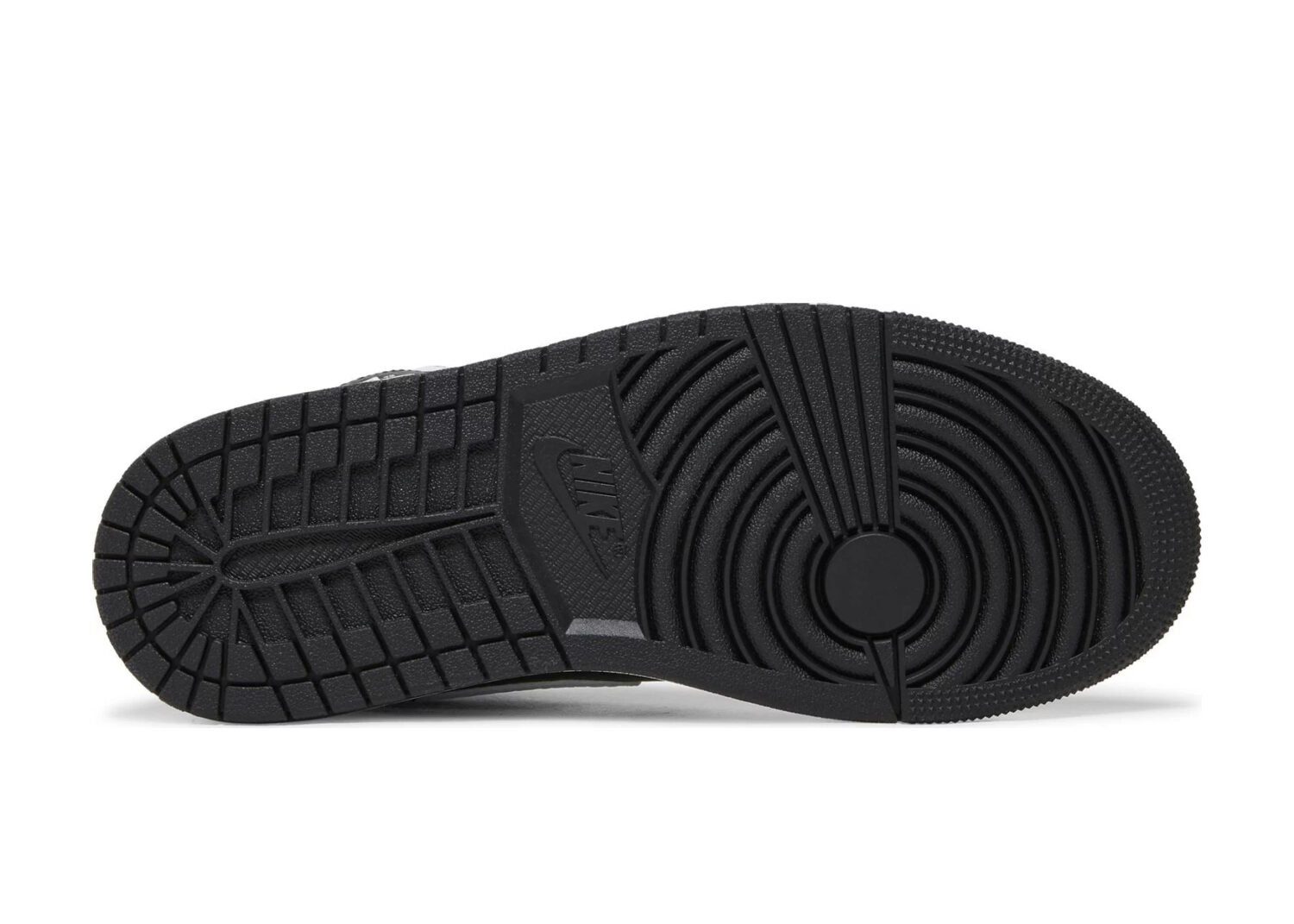 nike air jordan 1 mid split black white (w) 4