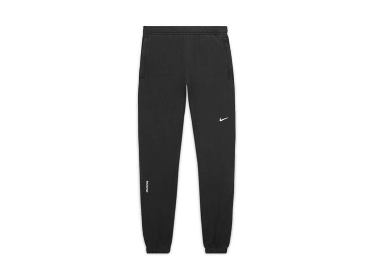 nike x nocta basketball fleece pants black
