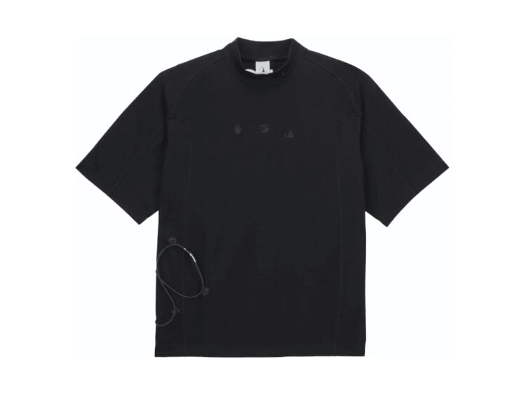 nike x off white short sleeve top black
