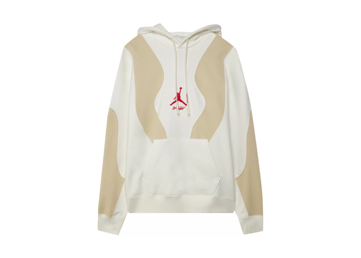 off white x jordan hoodie white 2