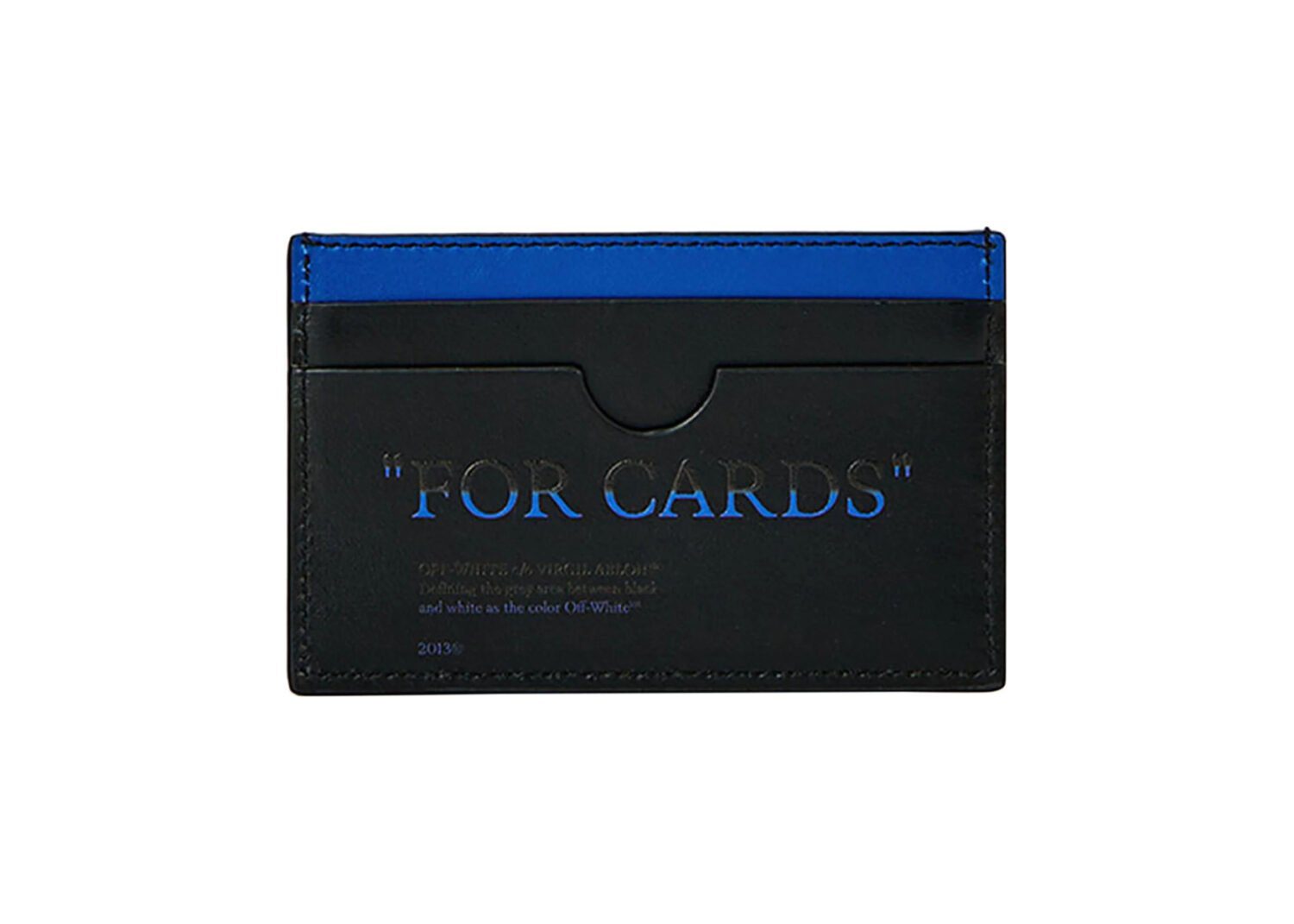 off white quote bookish cardholder black blue 2