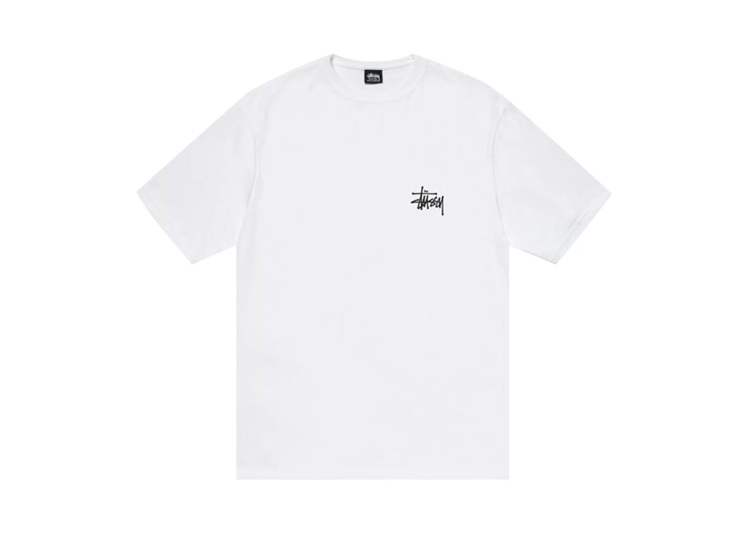 stüssy melted tee white