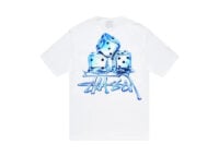 stüssy melted tee white 2