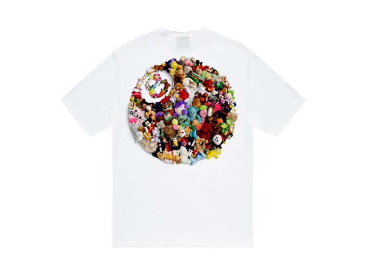 stüssy plush tee white 2