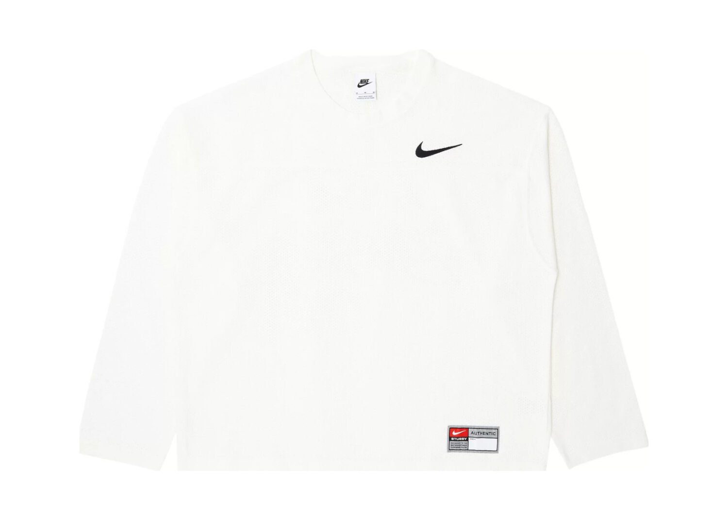 stüssy x nike dri fit mesh jersey sail