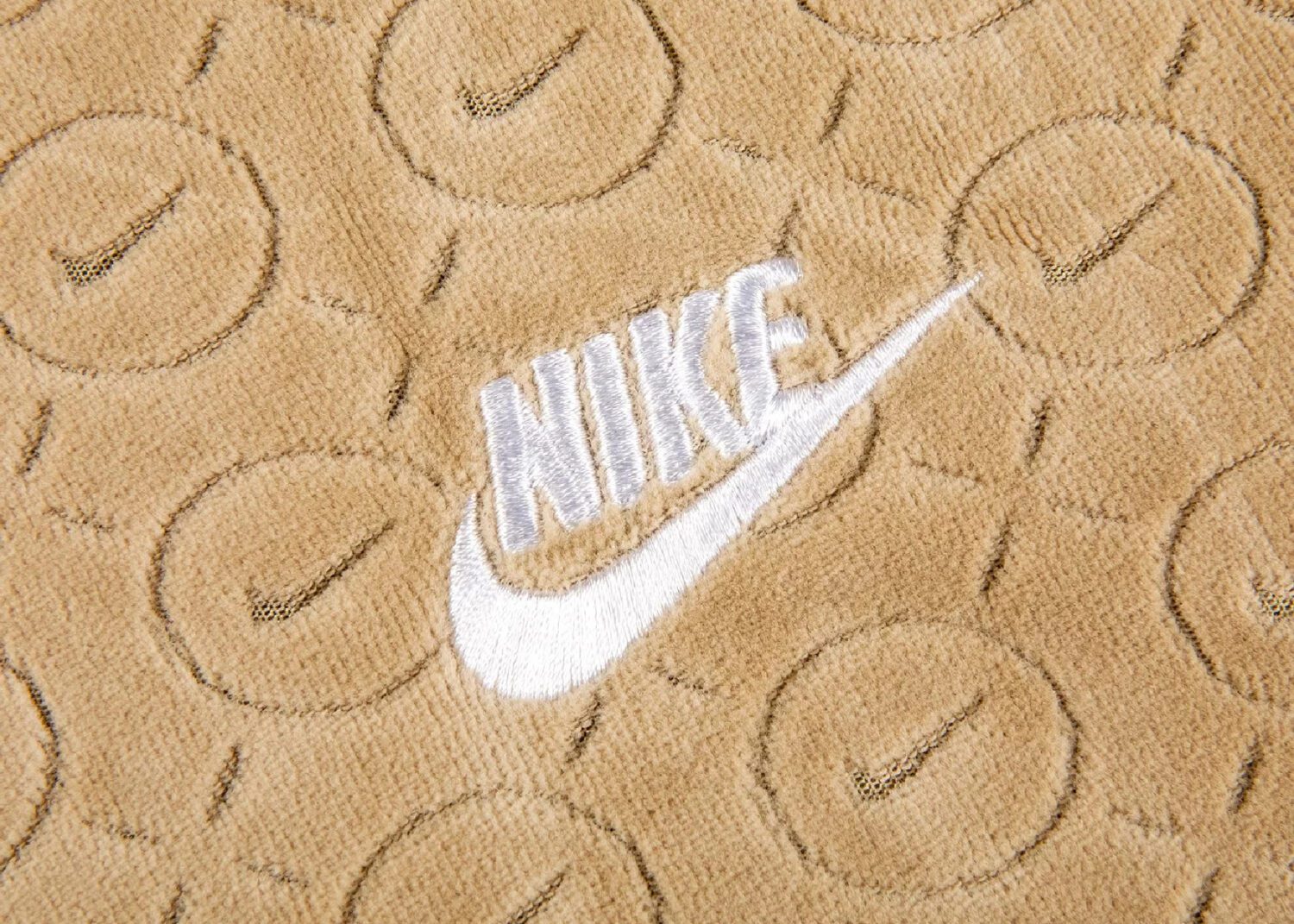 supreme nike velour track jacket tan 2