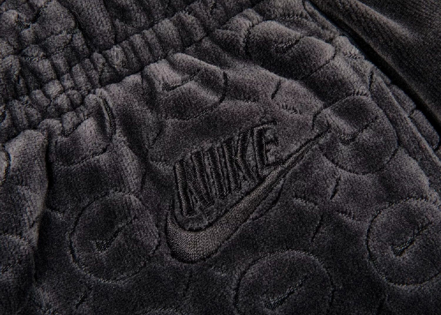supreme nike velour track pant black 3
