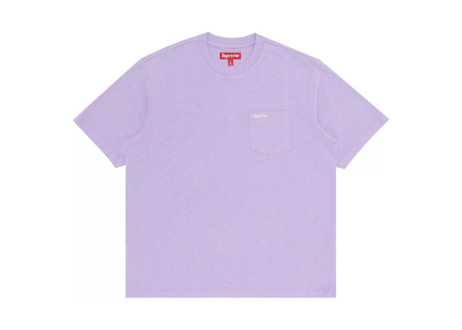 supreme ss pocket tee violet