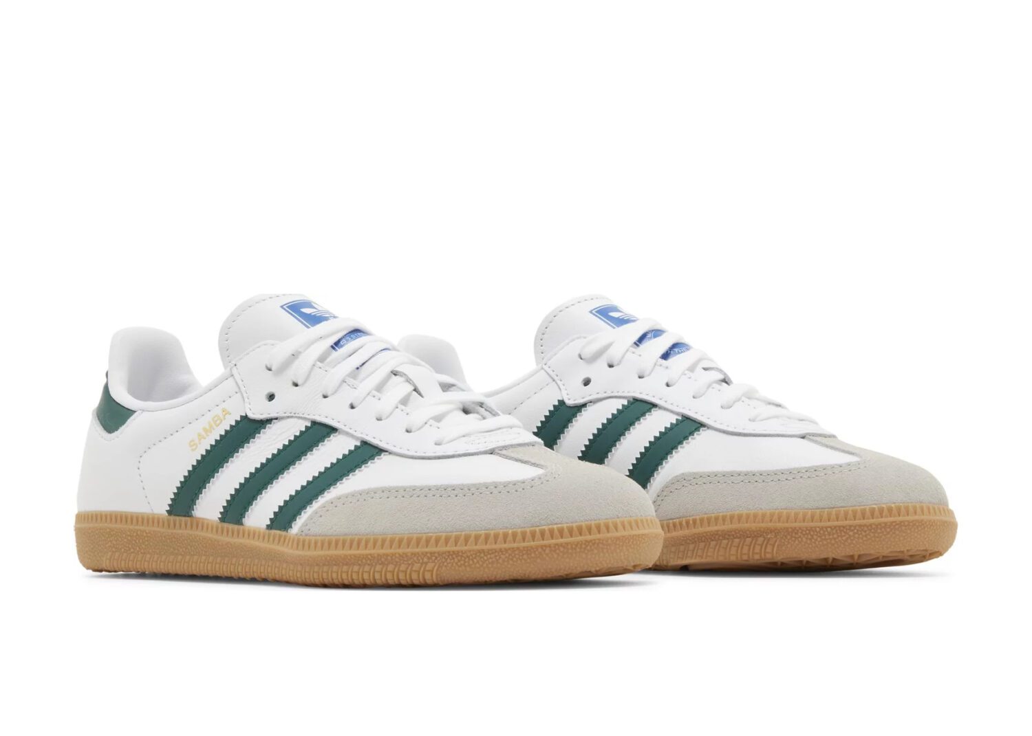 adidas samba og white collegiate green gum (gs) 5