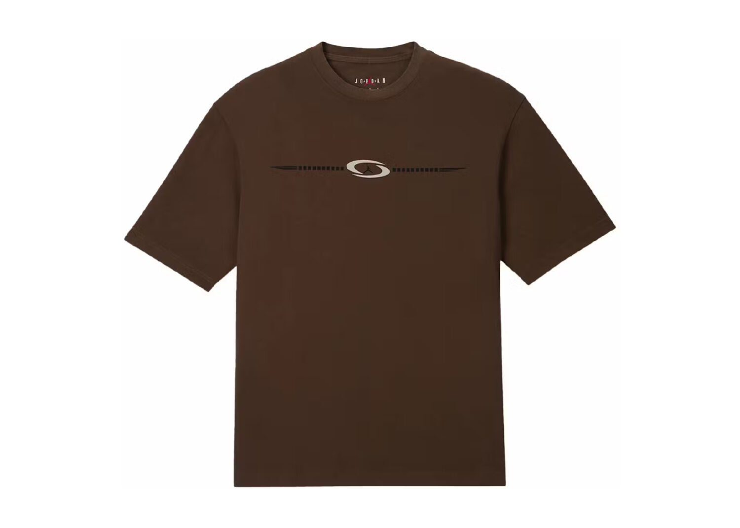 jordan x travis scott t shirt brown2