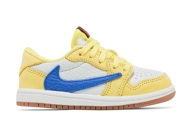 nike air jordan 1 retro low og sp travis scott canary (td)