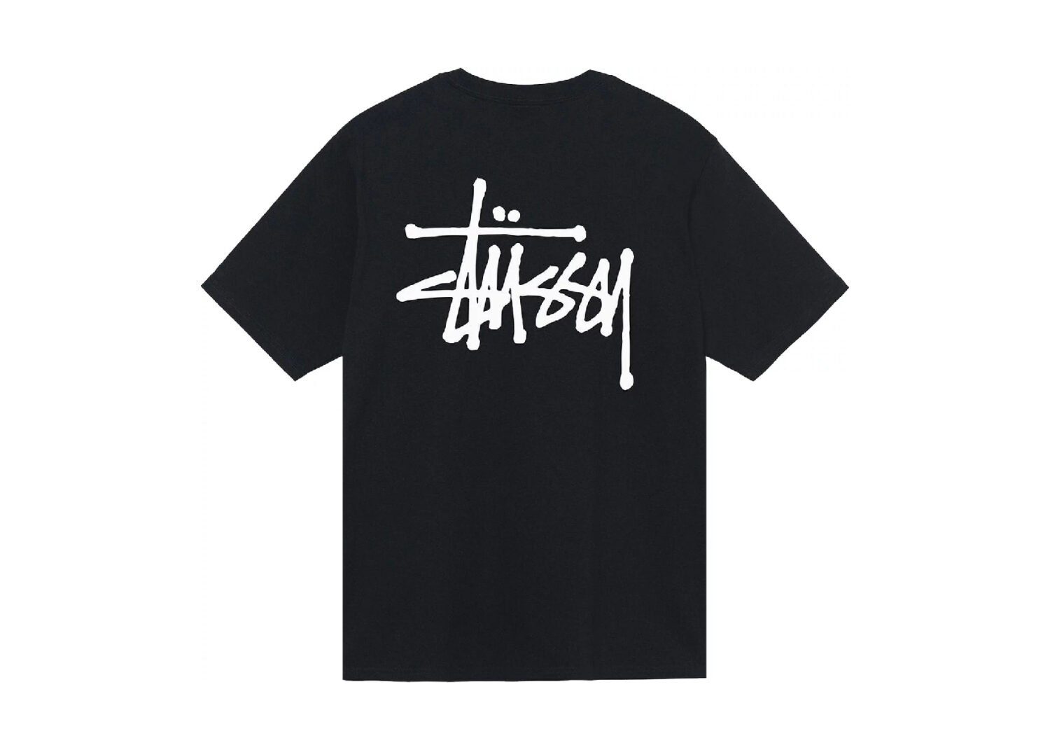 stüssy basic tee black
