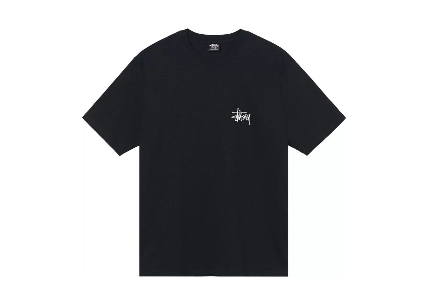 stüssy basic tee black 2