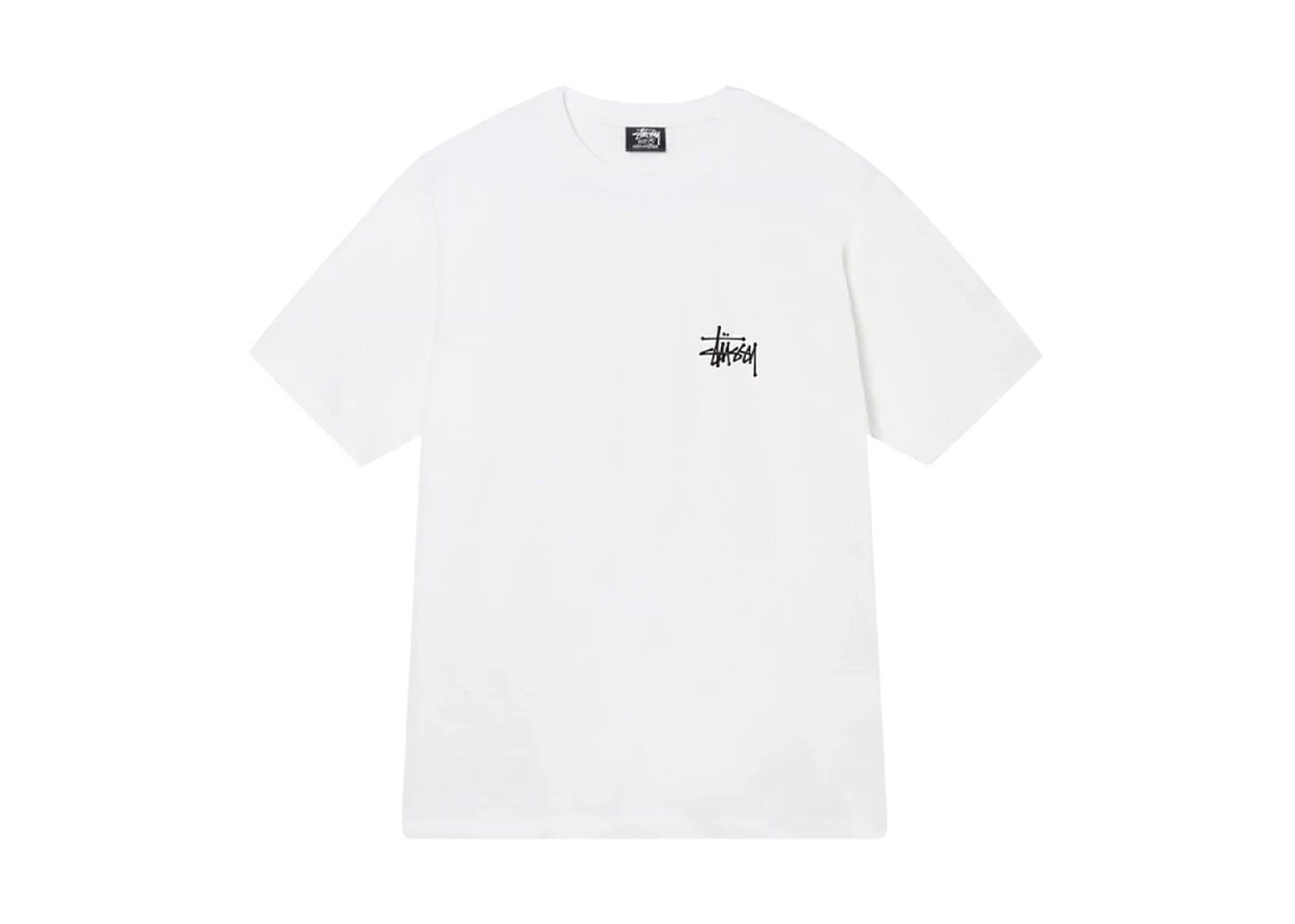 stüssy basic tee white 2