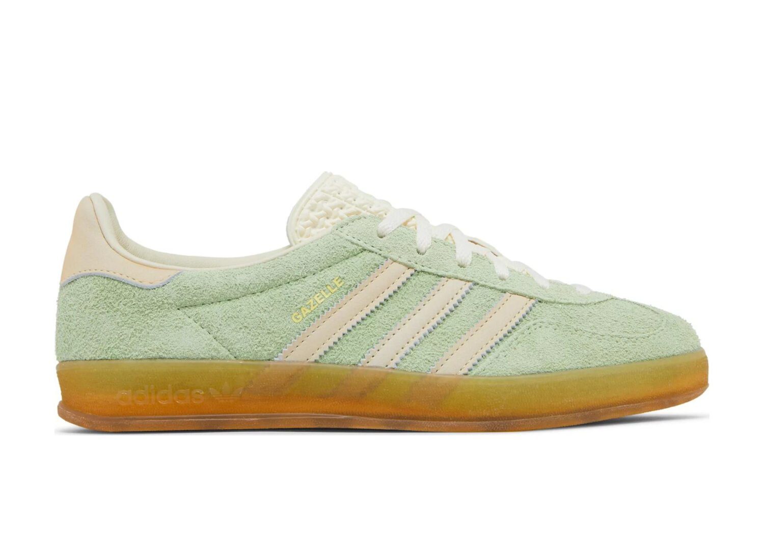 adidas gazelle indoor semi green spark (w)