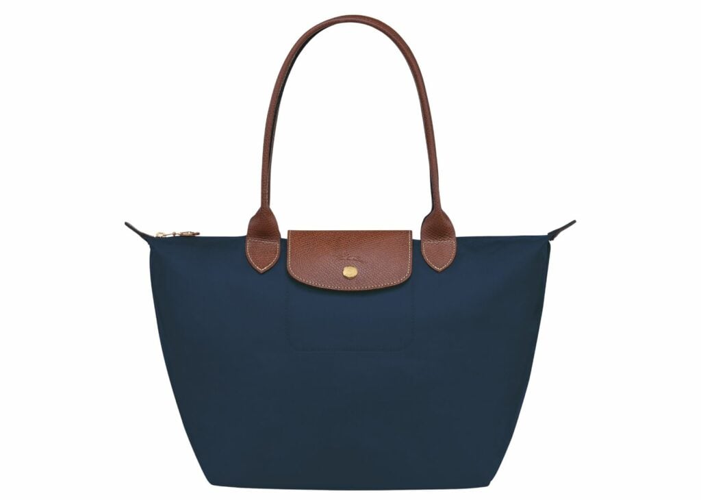 longchamp le pliage original medium tote bag navy