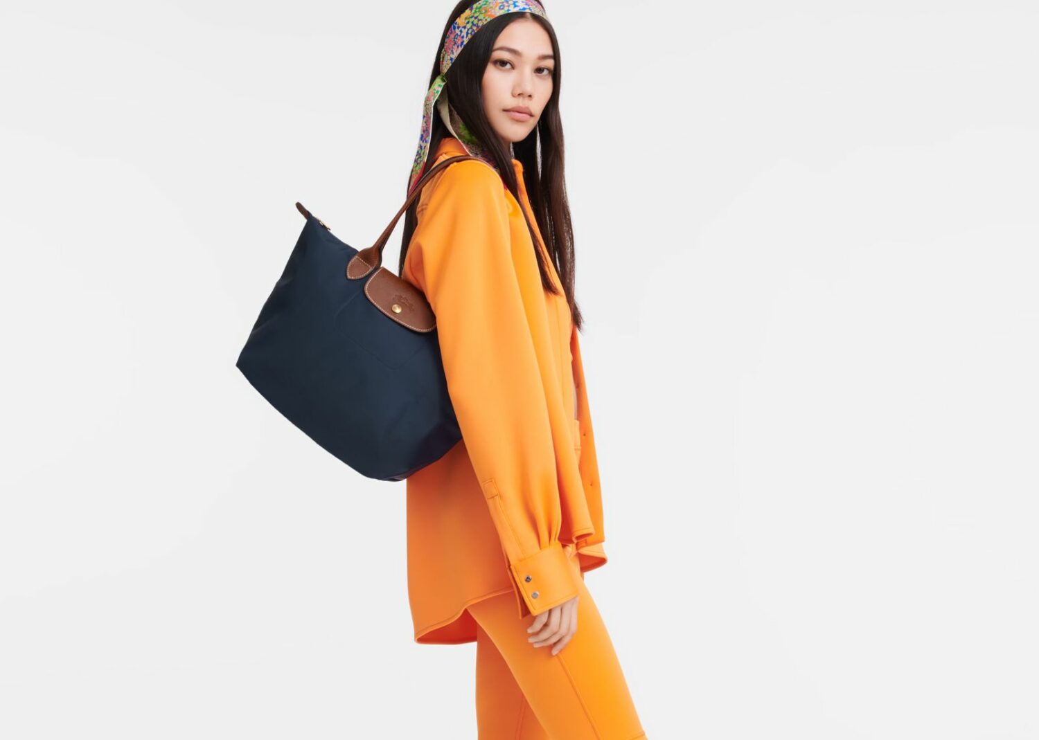 longchamp le pliage original medium tote bag navy