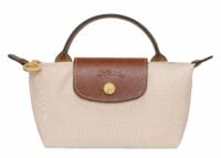 longchamp le pliage original pouch with handle paper