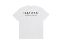 supreme nyc tee white
