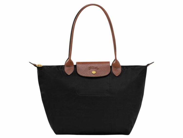 longchamp le pliage original medium tote bag black