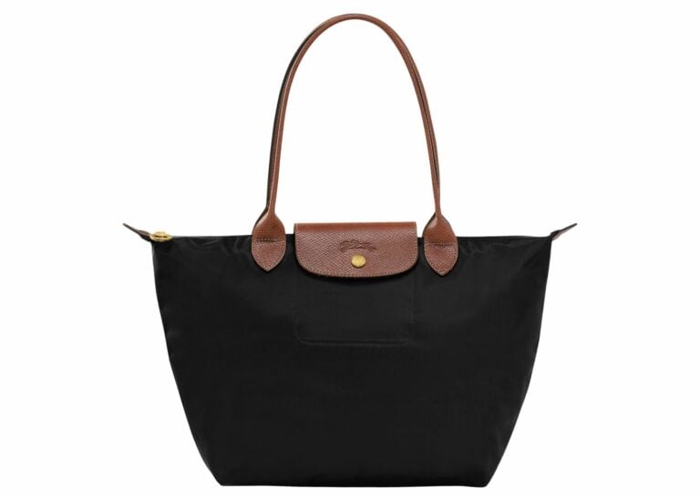 longchamp le pliage original medium tote bag black
