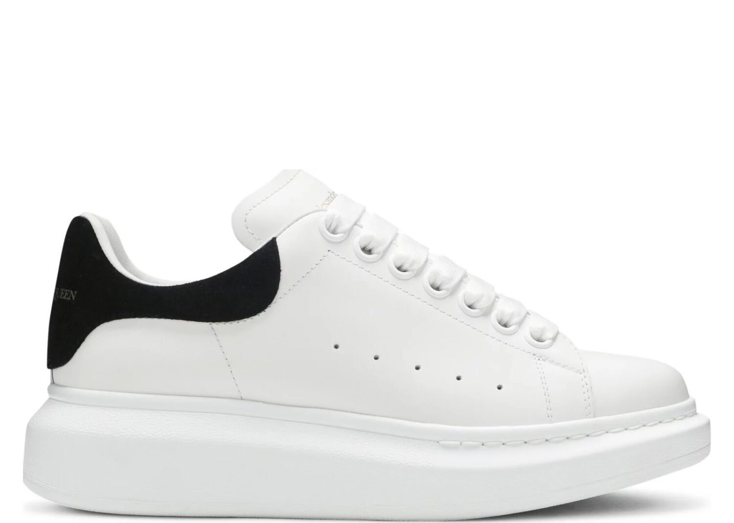 alexander mcqueen oversized white black