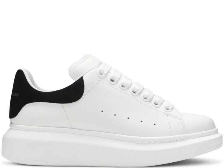 alexander mcqueen oversized white black