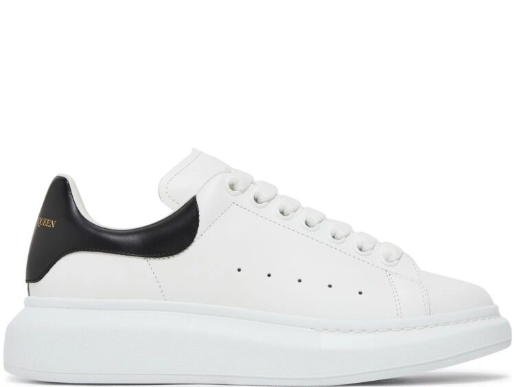 alexander mcqueen oversized white black (w)