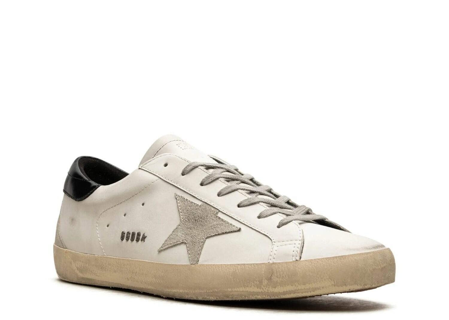 golden goose super star white black
