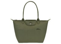 longchamp le pliage green medium tote bag forest