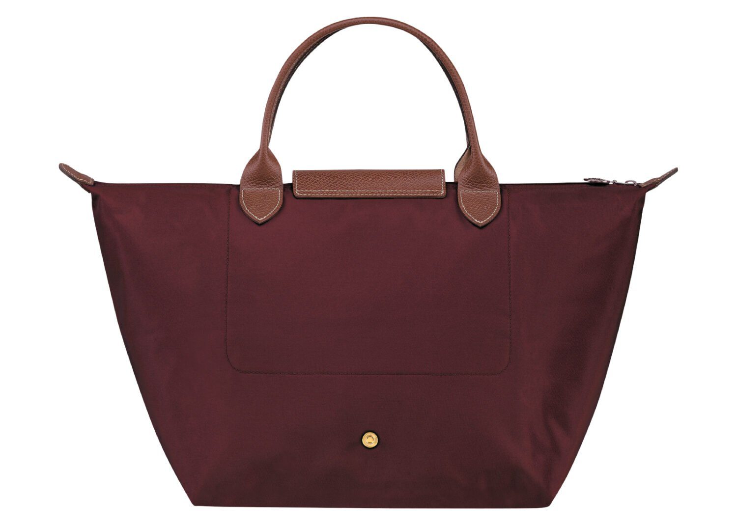 longchamp le pliage original medium handbag burgundy 3