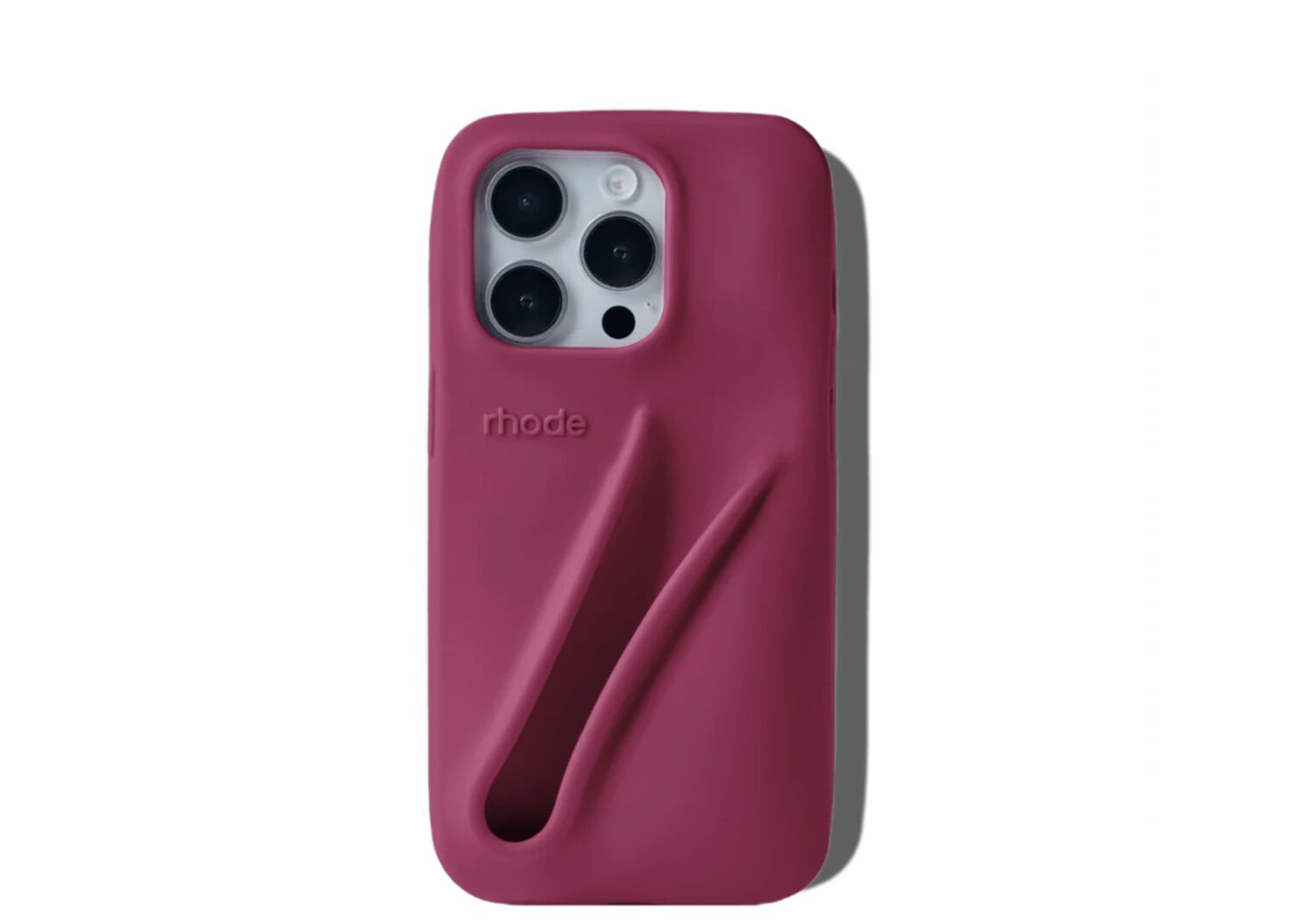 rhode lip case silicone iphone case raspberry jelly
