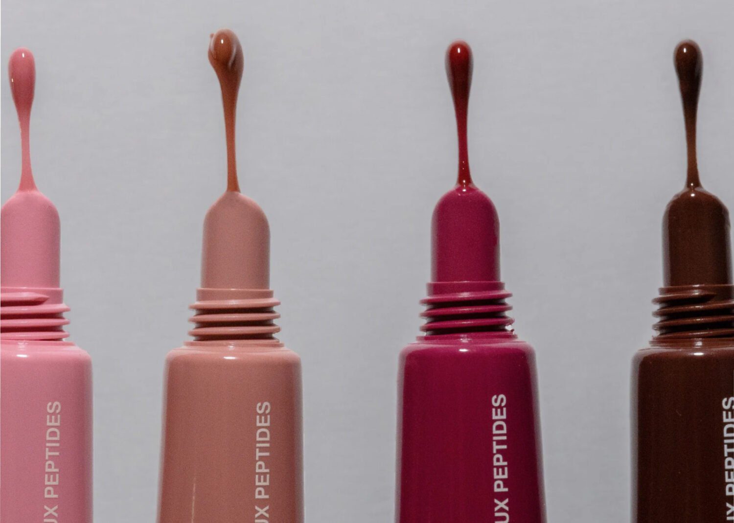 rhode peptide lip tint all four shades together