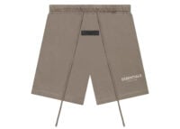 fear of god essentials shorts desert taupe
