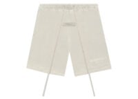 fear of god essentials shorts wheat